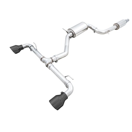 Superjock Touring Edition Exhaust for 2022 VW GTI MK8 - Diamond Black Tips SU3862407